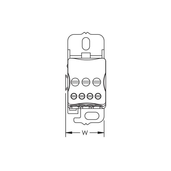 Distribuidor unipolar 80a
