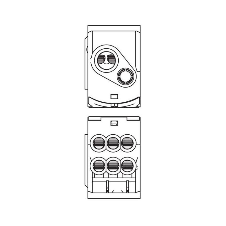 Repartiteur unipolaire 125A