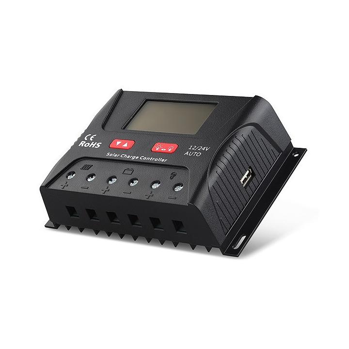 Regulador solar SRNE PWM HP 24V 10A y 20A