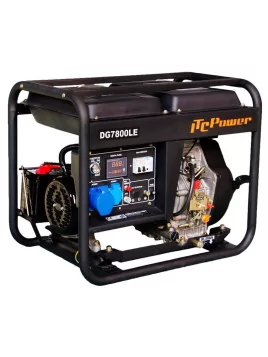 ITC Power DG7800LE 6500 W eenfasige dieselgenerator met AVR