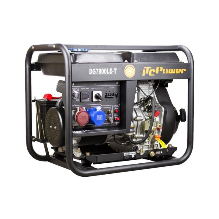 Generador de doble voltaje DG-7800LE-T de 6 kW / 7 kVA