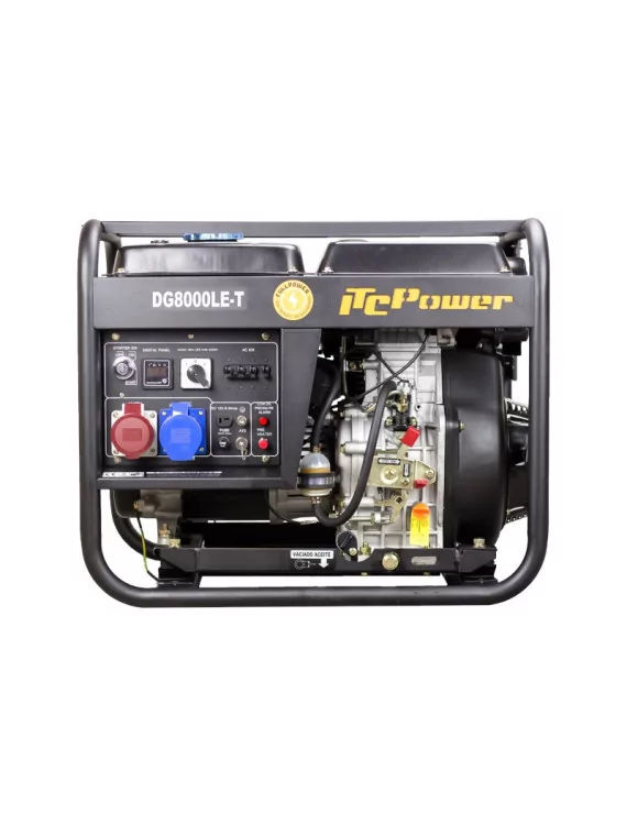 Groupe électrogène bi-tension 6kW / 7kVA  DG-7800LE-T