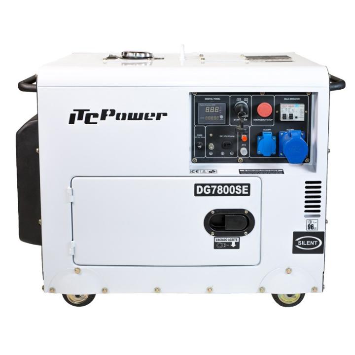 Groupe électrogène mono insonorisé 6,5kW DG-7800SE