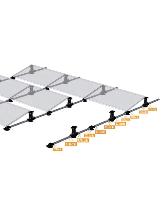 Estructura para instalar paneles solares