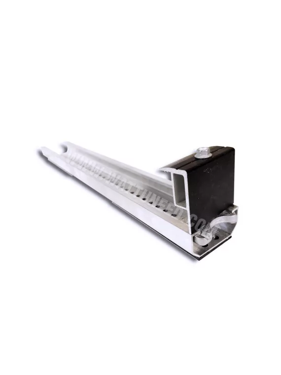 Fastener for trapeze light corrugated sheet metal + NVT end plate