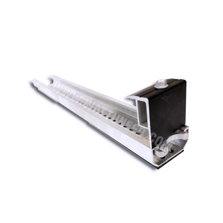 Fastener for trapeze light corrugated sheet metal + NVT end plate