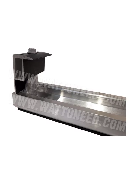 Fijación para trapecio ligero de chapa ondulada + placa terminal NVT