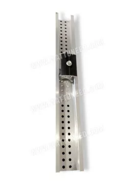 Fastener for corrugated sheet metal trapeze light+clame milieu NVT