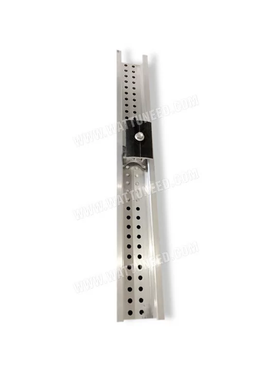 Fastener for corrugated sheet metal trapeze light+clame milieu NVT
