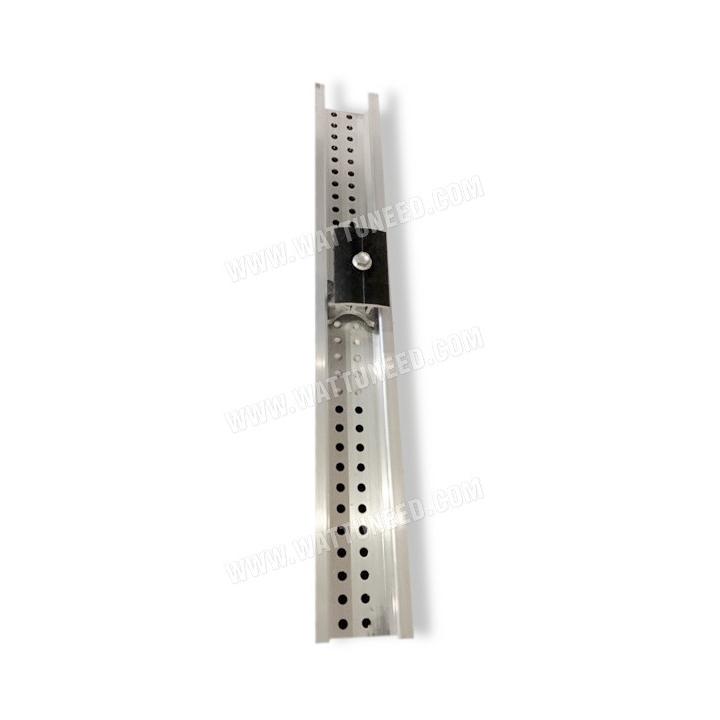 Fastener for corrugated sheet metal trapeze light+clame milieu NVT