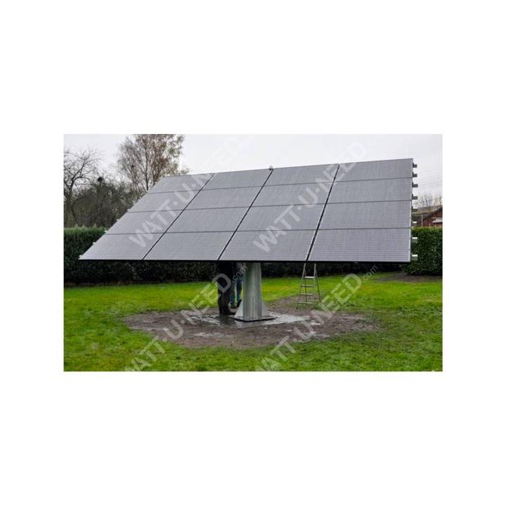 Seguidor fotovoltaico de 2 ejes y 16 paneles