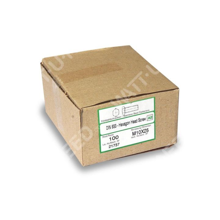 Hexagon head screw M8x25 100x