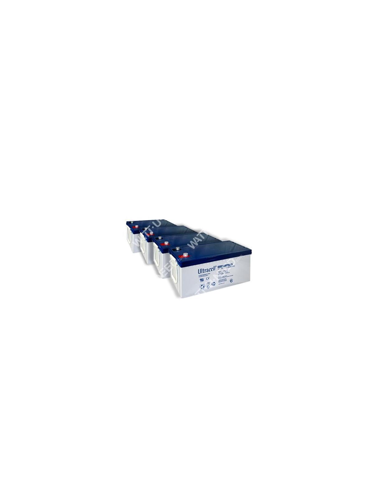 4X BATTERIES GEL 12V 200Ah