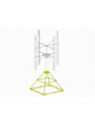 Mât eolienne Ecorote avec structure pour toit plat 
