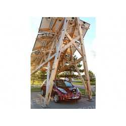 Carport solar wooden structure InnoVentum