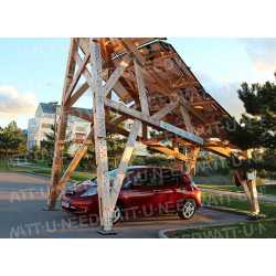 Carport solar wooden structure InnoVentum