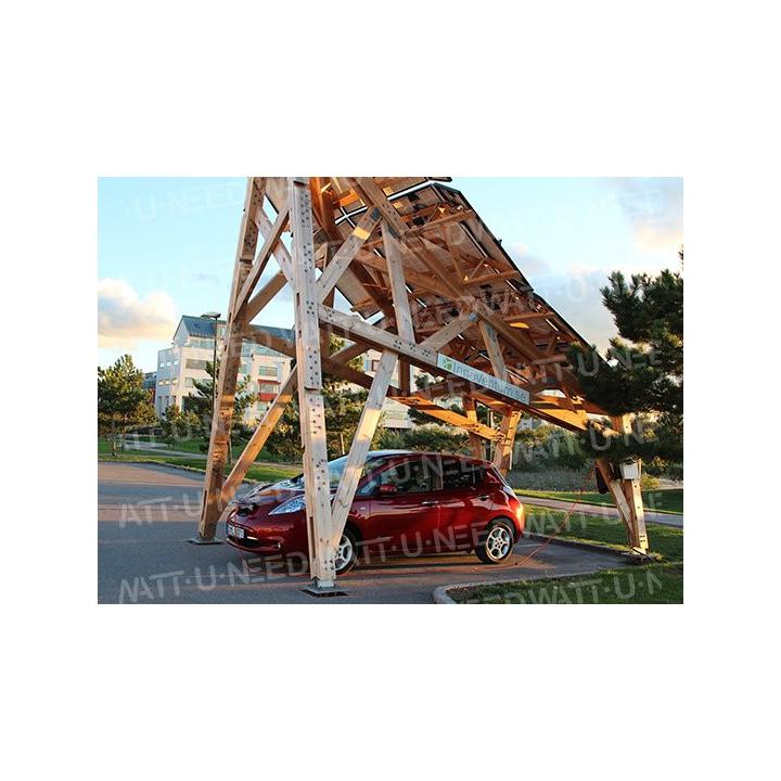 Estructura de madera solar Carport InnoVentum