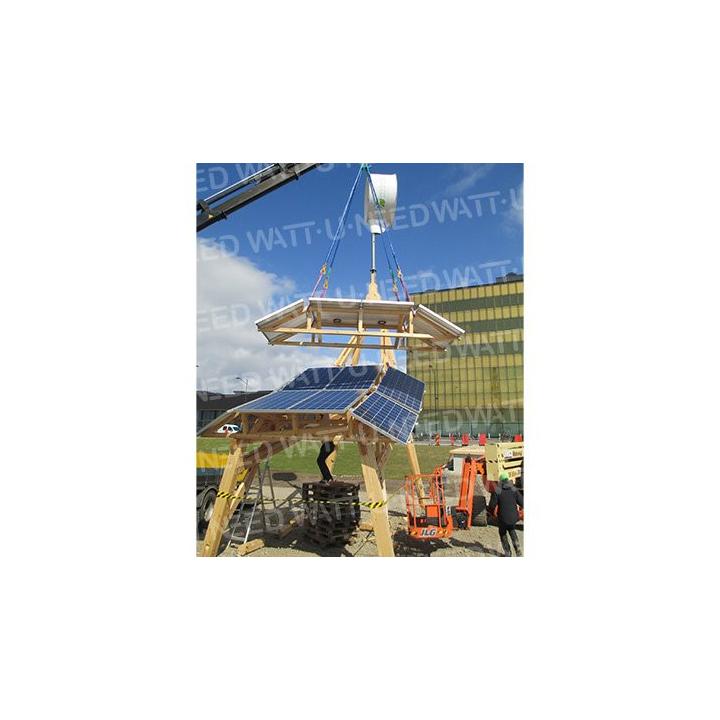 Girafe 2.0 centrale éolienne et solaire hybride InnoVentum