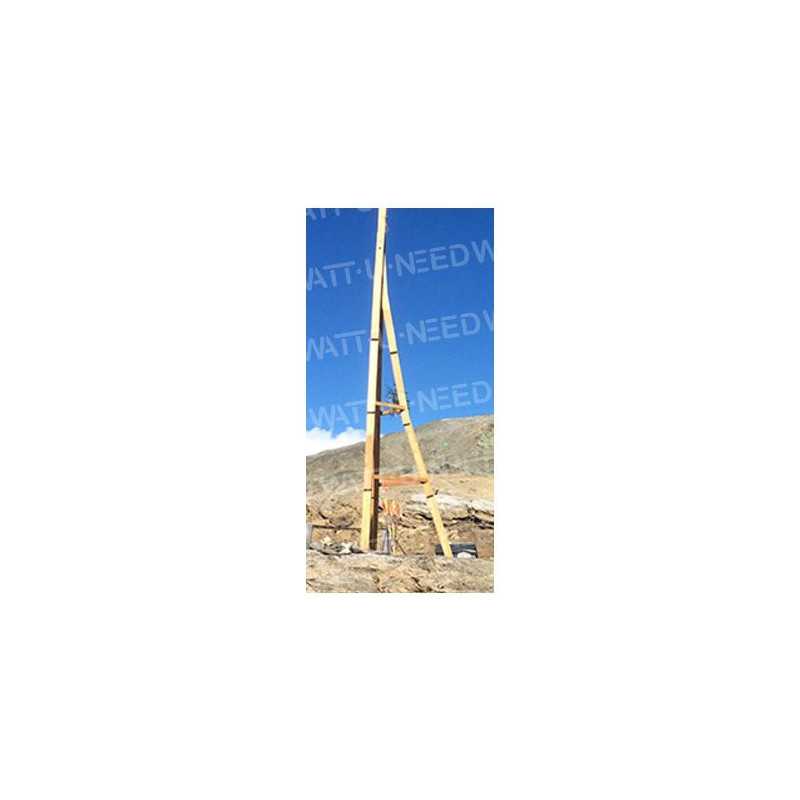 10m wooden tower structure for wind turbine