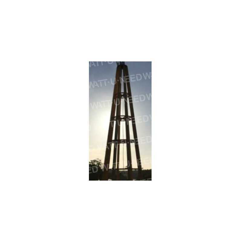 12m de torre de madera para la turbina de viento
