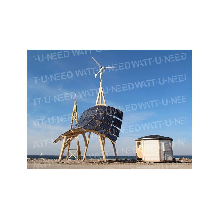 Girafe 2.0 centrale éolienne et solaire hybride InnoVentum