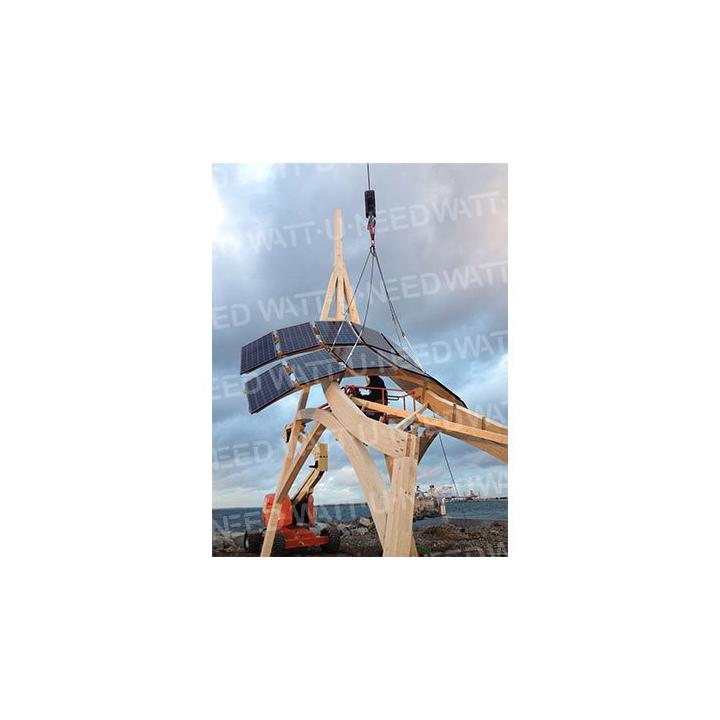 Girafe 2.0 centrale éolienne et solaire hybride InnoVentum