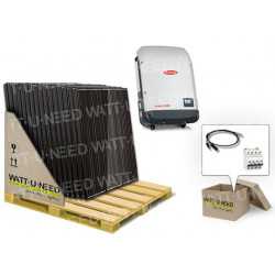 30-panel self-consumption/reinjection 10000W with lithium storage 