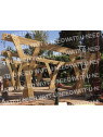 Wooden structure for 6 cars
