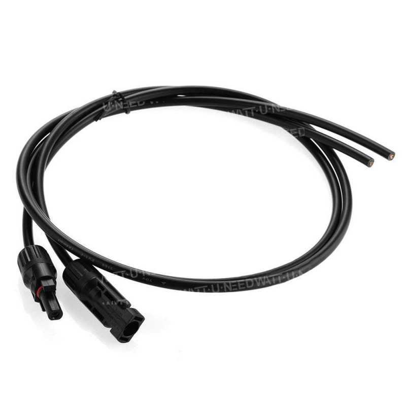 2X4mm2 solar cable with Type MC4