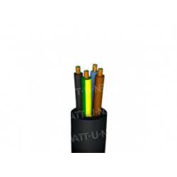 H05RR-F 4G0,75mm² - 1m supple cable