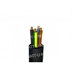 Flexible cable H05RR-F 4G0.75mm² - 1m