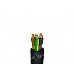 Cable flexible H05RR-F 5G0,75mm² - 1m