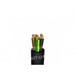 Flexible cable H05RR-F 5G0,75mm² - 1m