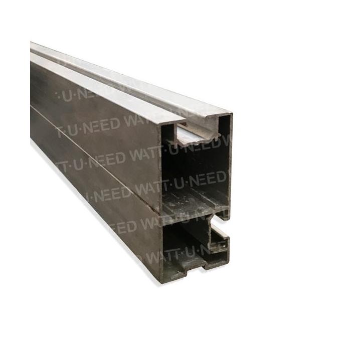 80x40 mm aluminium rail