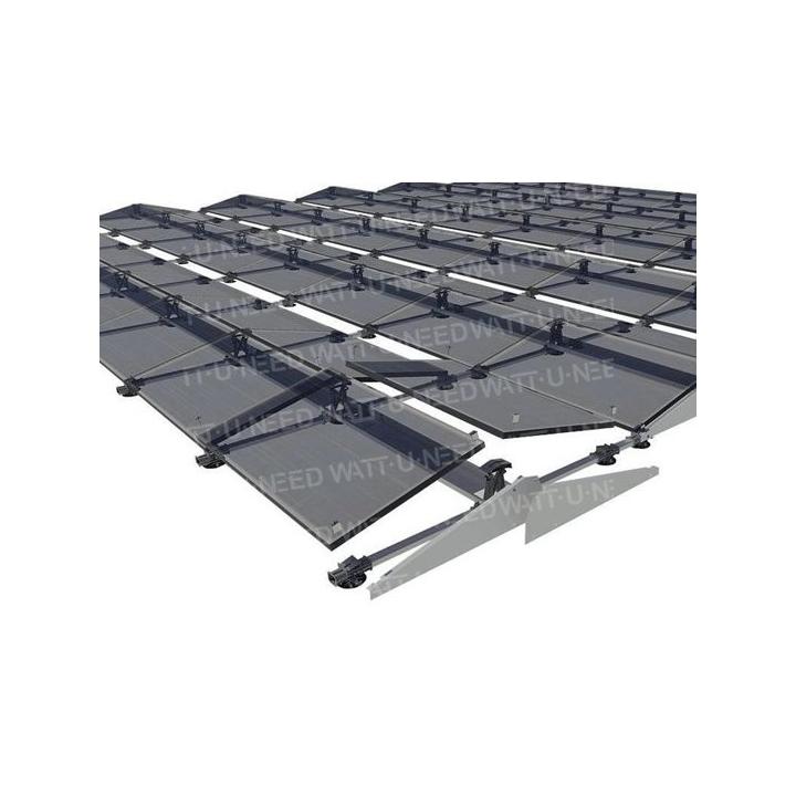 Structure for solar panel installation