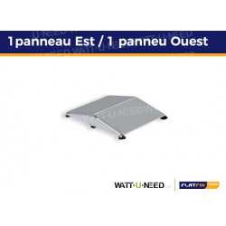 Système de montage pour toitures plates FlatFix Est-Ouest