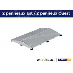 Système de montage pour toitures plates FlatFix Est-Ouest