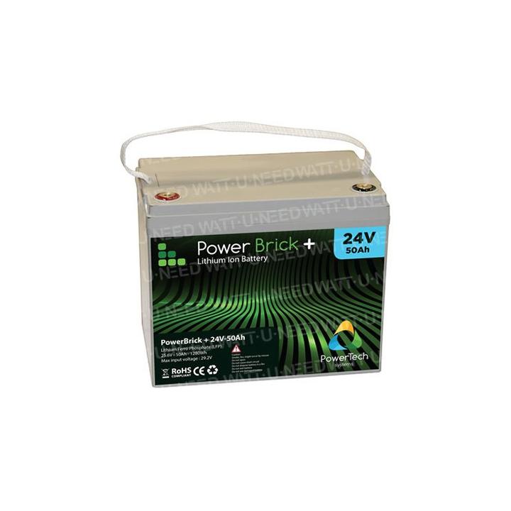 PowerBrick+ 24V 50Ah lithium accu