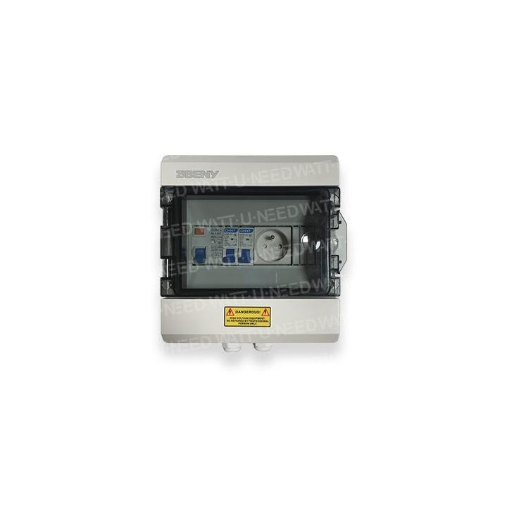 Caja de CA ZJBENY con toma de corriente de 230 V