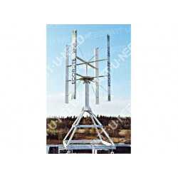 Mât eolienne Ecorote avec structure pour toit plat  avec balaste