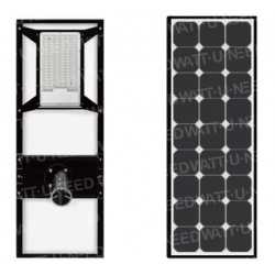 Solar floor lamp - ShootingStar standalone LED