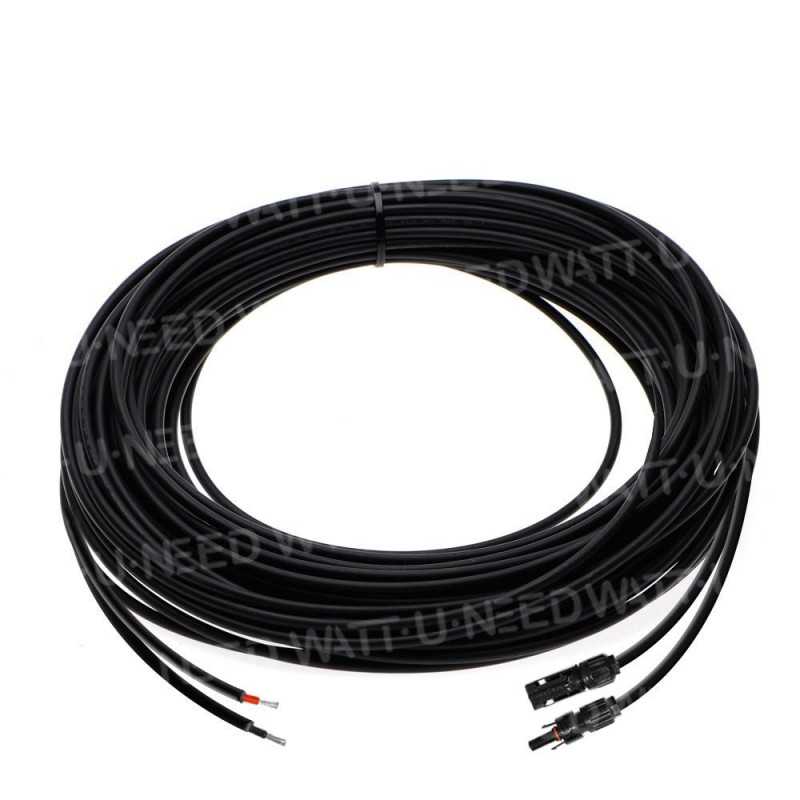 2X4mm² Solar cable with MC4 (by the metre)