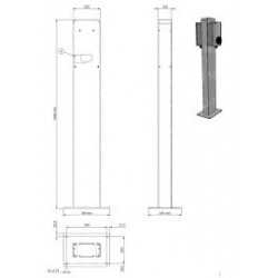 Terra TAC-W22-T-0 Terra AC Wallbox type 2 terminal, plug, three-phase/32A