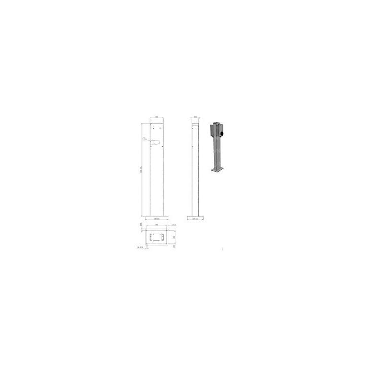 Terra TAC-W22-T-0 Terra AC Wallbox type 2 terminal, plug, three-phase/32A