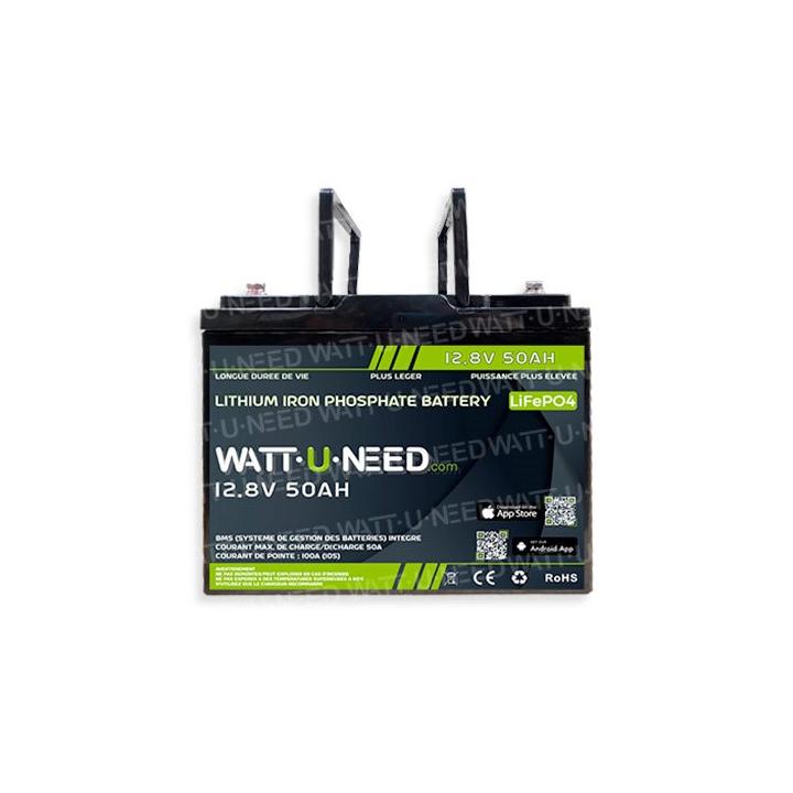 Wattuneed 12,8V 50Ah lithiumbatterij