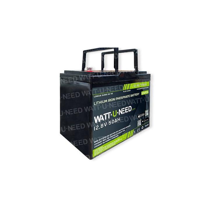 Batterie lithium Wattuneed 12.8V 50Ah  