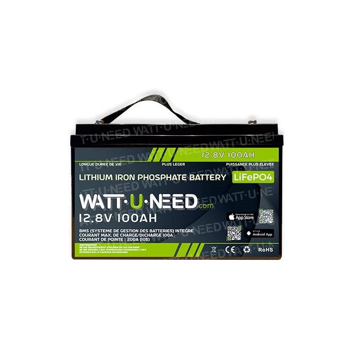 Batterie lithium Wattuneed 12.8V 100Ah