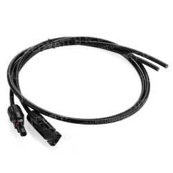 2X4mm2 solar cable with Type MC4