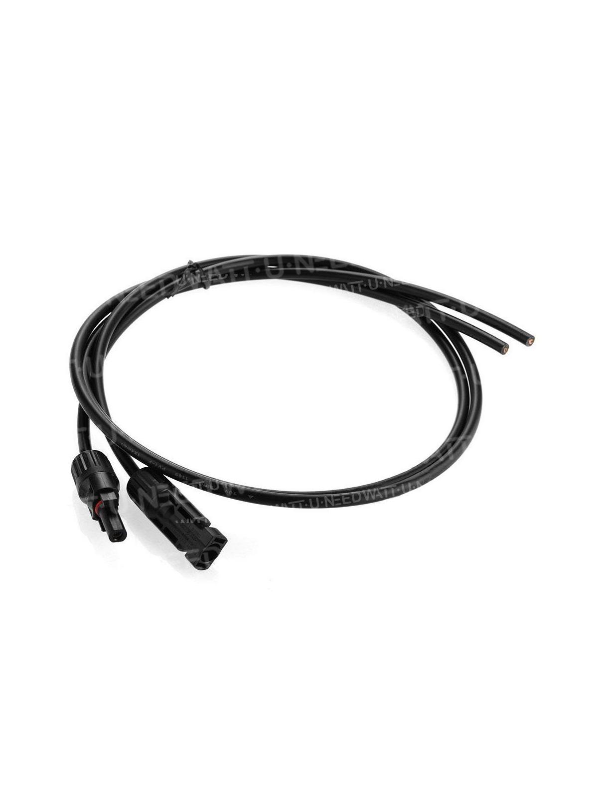 2X4mm2 solar cable with Type MC4
