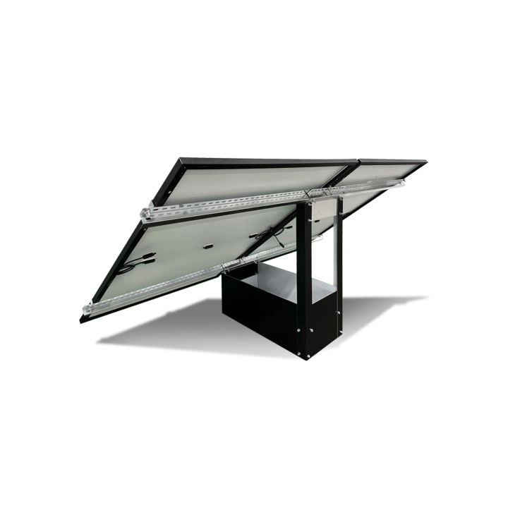 Ultraground System - Ground fastening system for two panels — vue 3